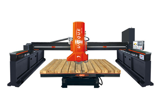 Quality Infrared Automatic Stone Slab Bridge Saw Cutting Machine 21kw factory